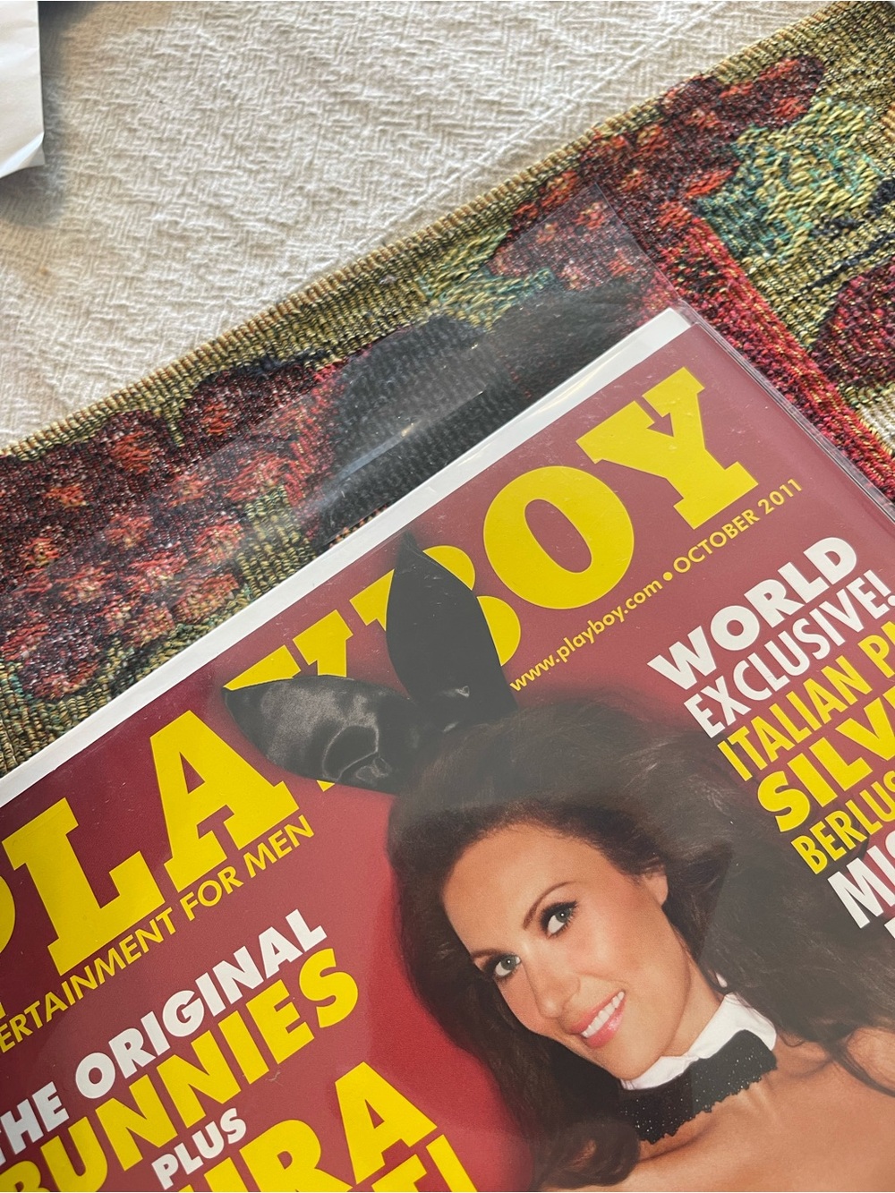 Playboy Magazine October 2011 Original Bunnies Plus Laura Benanti From NBCs The